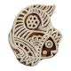 Set of 1 Piece New Wooden Printing Block